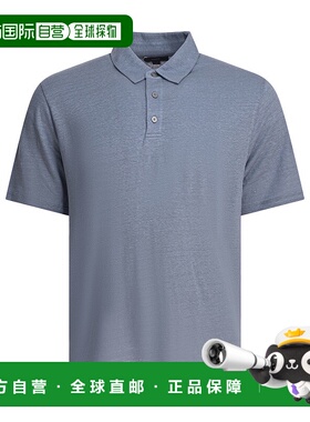 1h可退 香港直邮VINCE 男士 短袖Polo 衬衫 M92369595A blue蓝色