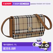 新款 日本直邮BURBERRY博柏利单肩包棕色女士经典 大牌简约风时尚 送