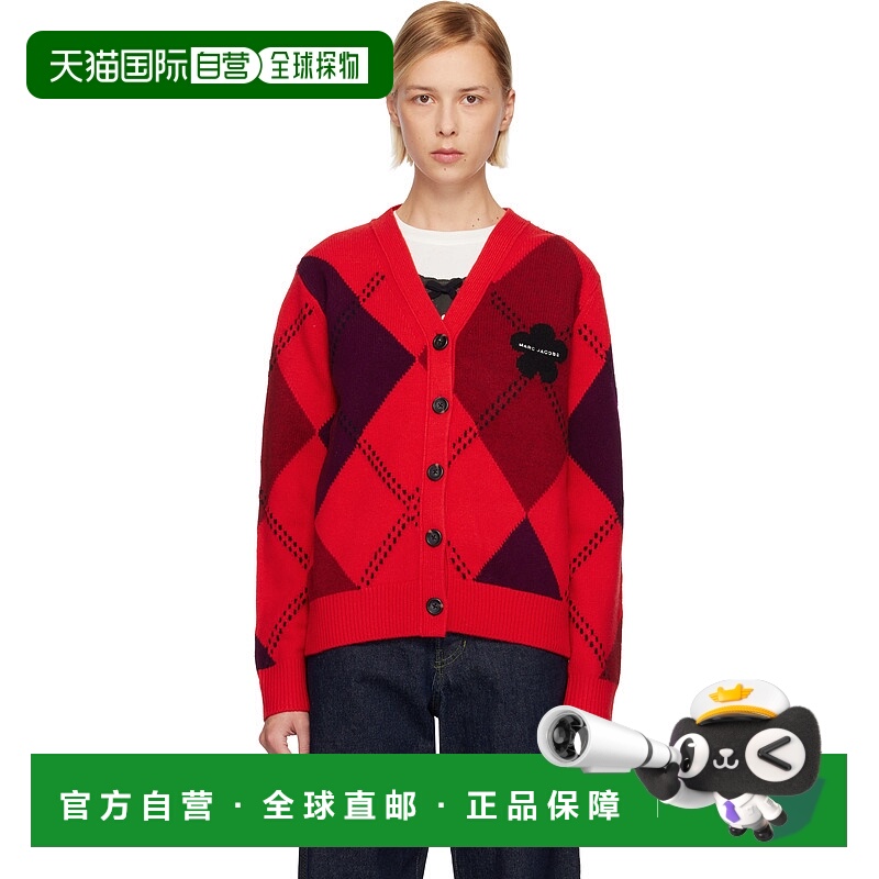 1h可退 香港直邮潮奢 Marc Jacobs 马克 雅可布 女士 红色 Preppy
