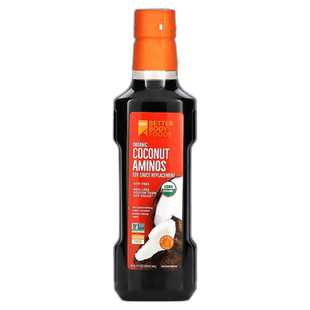 香港直邮BetterBody Foods,有机椰子氨基,酱油替代品,16.9 液量