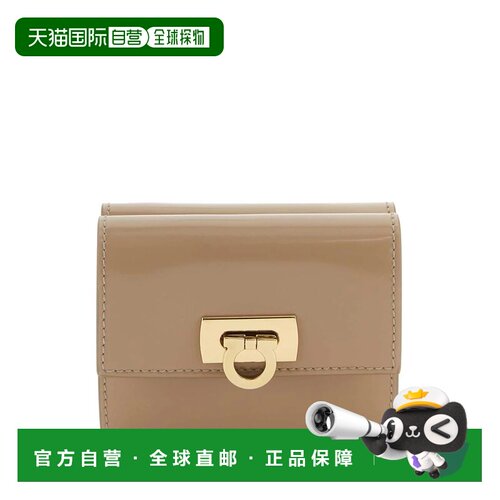 1h可退 香港直邮SALVATORE FERRAGAMO 女士钱包 220434763020BEIG