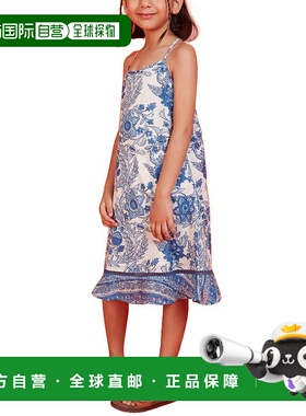 自营 ro's gardenRo’s Garden Leticia Dress - blue 美国奥莱直