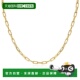 the Link loveryRounded 自营 Rectangle Paperclip Chain Neckla