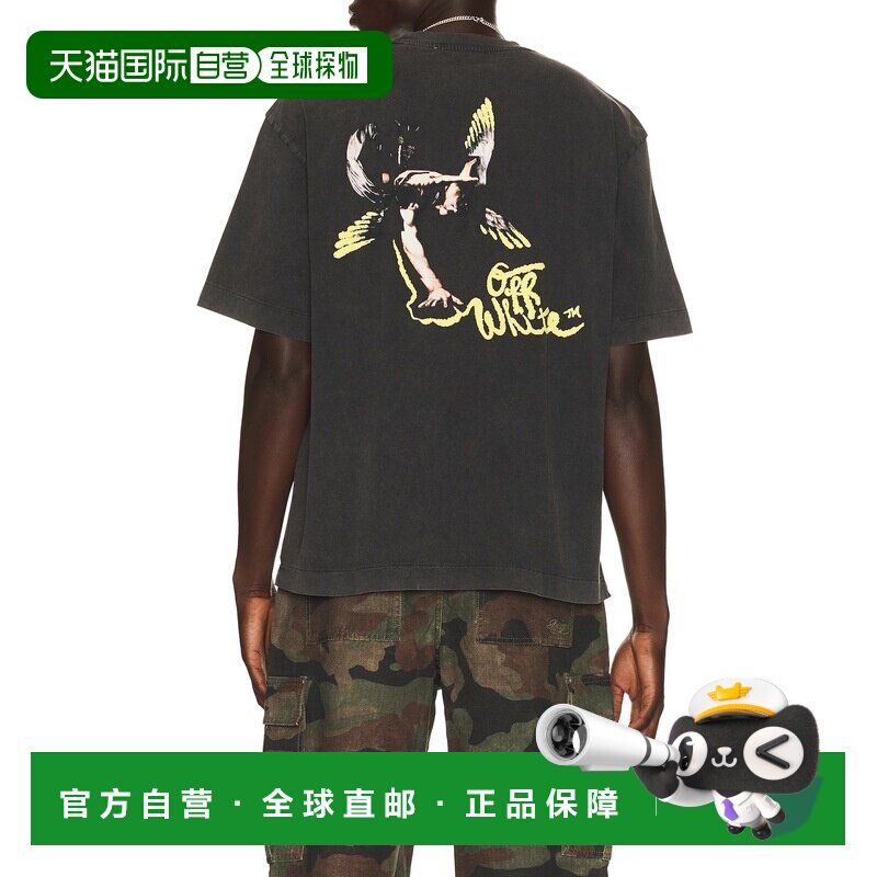 香港直邮off-white/Fallen Angel Skate T男士T恤图片