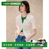 Cardigan 韩国直邮LOEUVRE SK2M collar Ribbed 女士毛针织衫 Stan