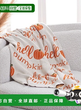 自营 safavieh南瓜毛毯 - 自然色/橙色/绿色 美国奥莱直发