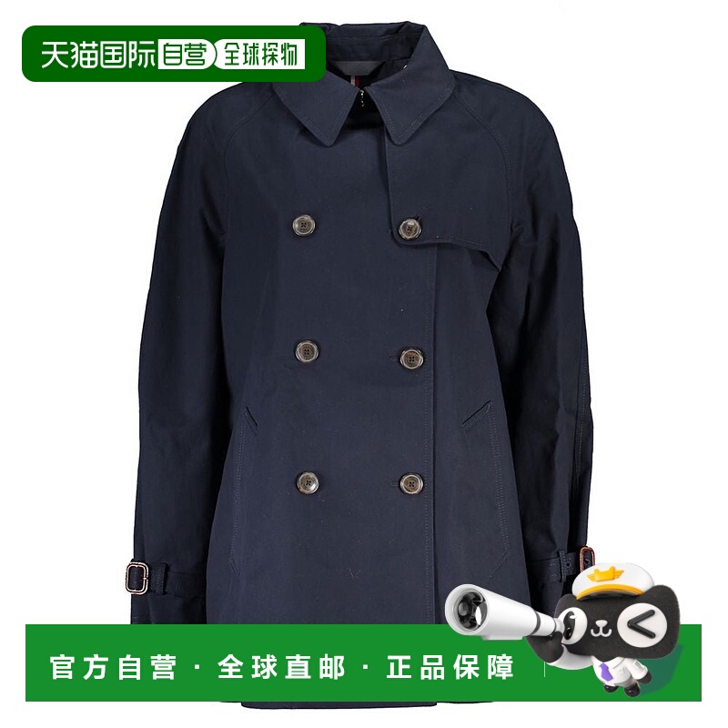 自营 Tommy Hilfiger棉质夹克和女式外套-蓝色 美国奥莱直发