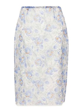 PRADA 女士半身裙 P123J15AESOOOF0013 AW2024 蓝色