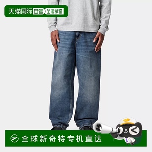 牛仔 欧洲直邮Carhartt Wip 男士 蓝色棉休闲裤