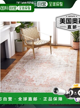 自营Safavieh Tucson Collection TSN105F - 浅灰色 / 铁锈色 【