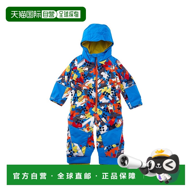 自营Spyder Toddler Stevie Snowsuit - blue 美国奥莱直发