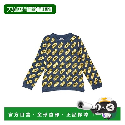 自营Boys Chaser RPET Sweatshirt Blue Star Wars Print Long Sl