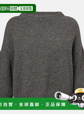 香港直邮KHAITE 女士 Sabina 羊绒毛衣 grey灰色 舒适时尚