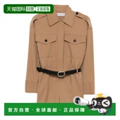 香港直邮Self Portrait 女士 1h可退 浅褐色斜纹布连体衣 PF25035