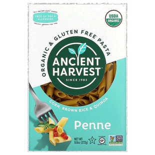 香港直邮Ancient Harvest,有机无麸质意大利面,通心粉、玉米、糙