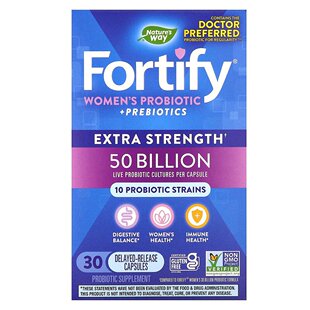 香港直发Nature'S Way然萃维女性益生菌素食胶囊有助于排便30粒