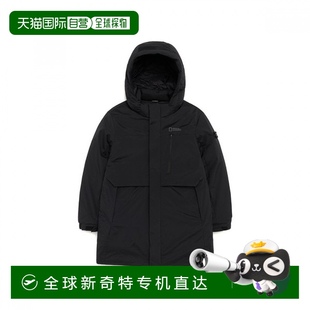 薄款 韩国直邮 长款 K224UDW830 羽绒毛衣炭黑 国家地理