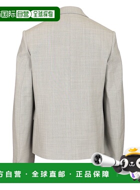 香港直邮LOEWE 女士西服 S540Y03XAZ1130 CO 灰色 长袖羊毛西装外