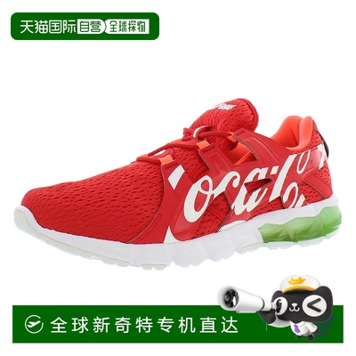美国直邮Asics亚瑟士Gel Quantum 90 Tyo运动鞋红白色logo印制
