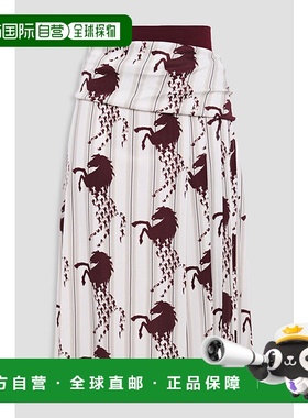 香港直邮Chloe 蔻依 女士 垂褶印花针织半身裙 CHC19SJU13344