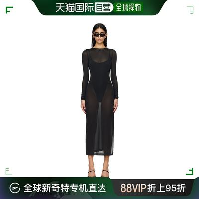 香港直邮潮奢 Courreges 女士黑色 2nd Skin 连衣裙