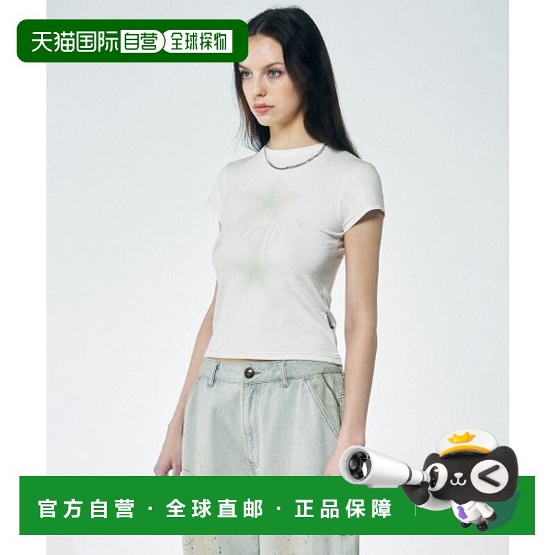 韩国直邮SCULPTOR T恤 SC23S247WH高档舒适时尚百搭 简约高级感