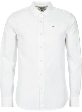 Tommy Jeans 男士 TJM ORIGINAL STRETCH SHIRT 长袖衬衫 白色