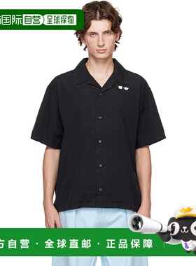 1h可退 香港直邮潮奢 J.W. Anderson 男士 黑色 Contrast Embroid