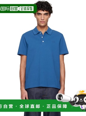 1h可退 香港直邮A.P.C. 男士 蓝色 Standard Polo 衫 COGWZH26342
