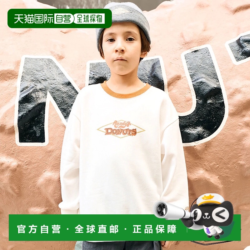 1h可退 日本直邮minimal儿童宽松舒适防污处理连帽卫衣 简约设计