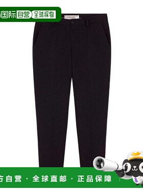 香港直邮Golden Goose Deluxe Brand 深蓝色羊毛长裤 GMP00854.P0