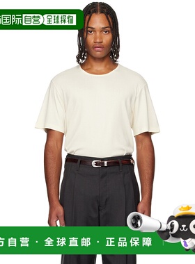 1h可退 香港直邮潮奢 Lemaire 男士 灰白色 Rib T 恤 TO1109LJ101