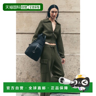 女款 纯色高腰松紧宽松阔腿休闲裤 yoga 香港直邮alo