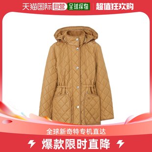 菱形绗缝棉服 99新未使用 香港直邮Burberry 80709681