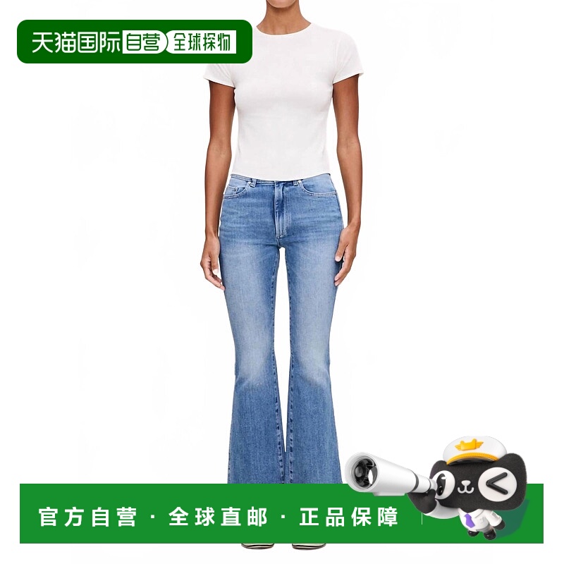 自营 dl1961Women's Bridget Boot Instasculpt Cropped Jean In