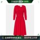 女士羊毛混纺中长连衣裙 CAROLINA HERRERA 香港直邮潮奢