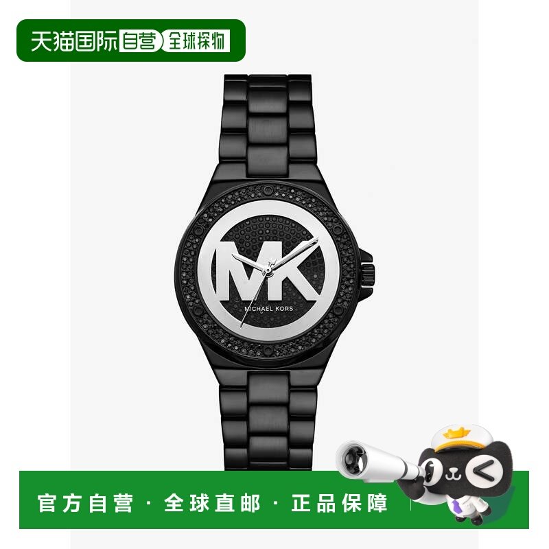 自营michael korsLennox Pave黑色调手表-黑色 美国奥莱直发