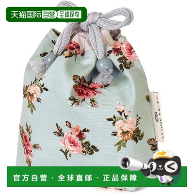 【日本直邮】LAURA ASHLEY 抽绳小杯包 幼儿园入口 Ena's Garden