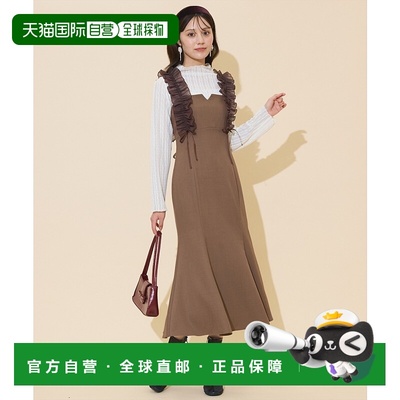 1h可退 日本直邮WILLSELECTION 女士 肩部荷叶边鱼尾连衣裙 20082