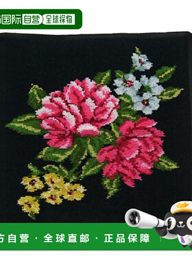 日本直邮FEILER 飞勒 牡丹 毛巾手帕 30cm 黑色