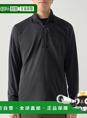 韩国直邮HAGLOFS Korp Mid Halfzip M`s 纯黑色 (607779-2C5) 长T