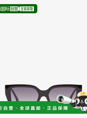自营1h可退 欧洲直邮FENDI/芬迪 女士黑色金属太阳镜新款