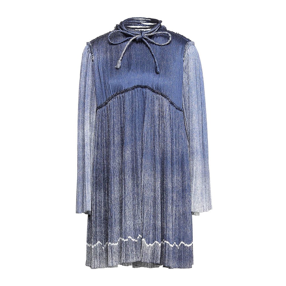 潮奢 Chloe 蔻依 女士 短款连衣裙 blue蓝色 舒适时尚