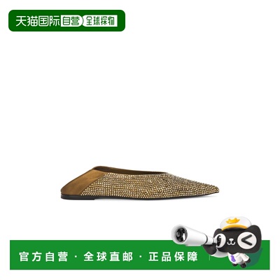 1h可退 香港直邮Saint Laurent 圣罗兰 女士 低帮尖头平底鞋 7869