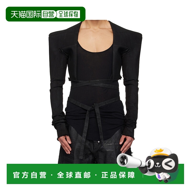 香港直邮RICK OWENS 男士外套 RR02E1700BB09 AW2025 黑色 Concor