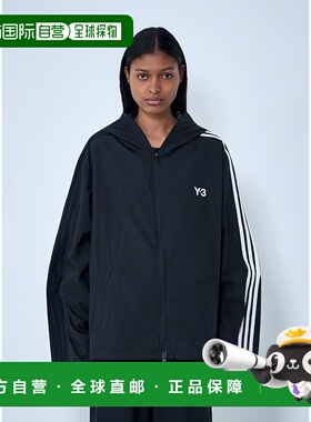 1h可退 香港直邮Y-3 女士 高科技连帽夹克 KF1085 black黑色 舒适