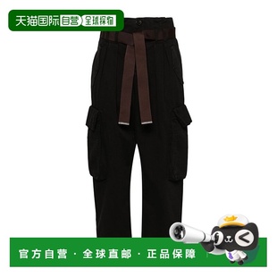 101840A21C七分裤 香港直邮Pinko 高腰休闲裤