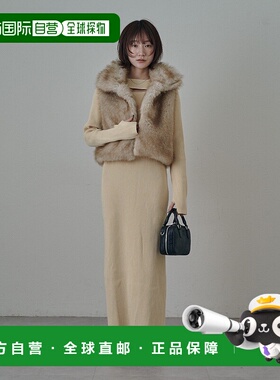 1h可退 日本直邮mline 女装 宽松针织连衣裙 半高领显气质 MLZ105