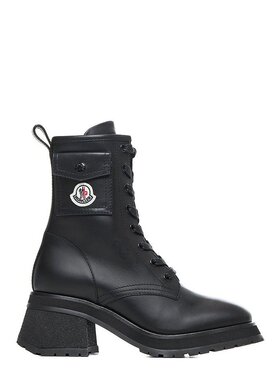 潮奢 Moncler 盟可睐 女士 Gigi系带短筒靴 J209B4F00120M4334