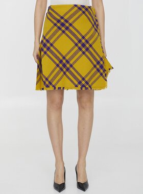 BURBERRY 女士半身裙 8077198B7339 AW2023 黄色 SKIRT